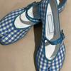 Fashion “Versatile Retro” Gingham Tabi Mary Janes, Buckle - Detailed, Suits Daily Wear & Trendy Scenes