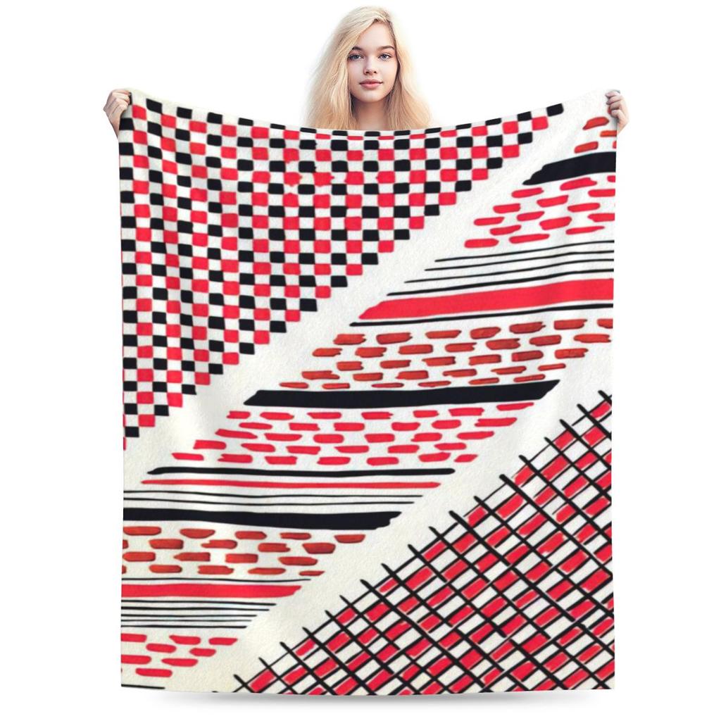 Sonia Delaunay COMPOSITION 13 Personalized Warm Gift An UltraSoft Micro Fleece Blanket