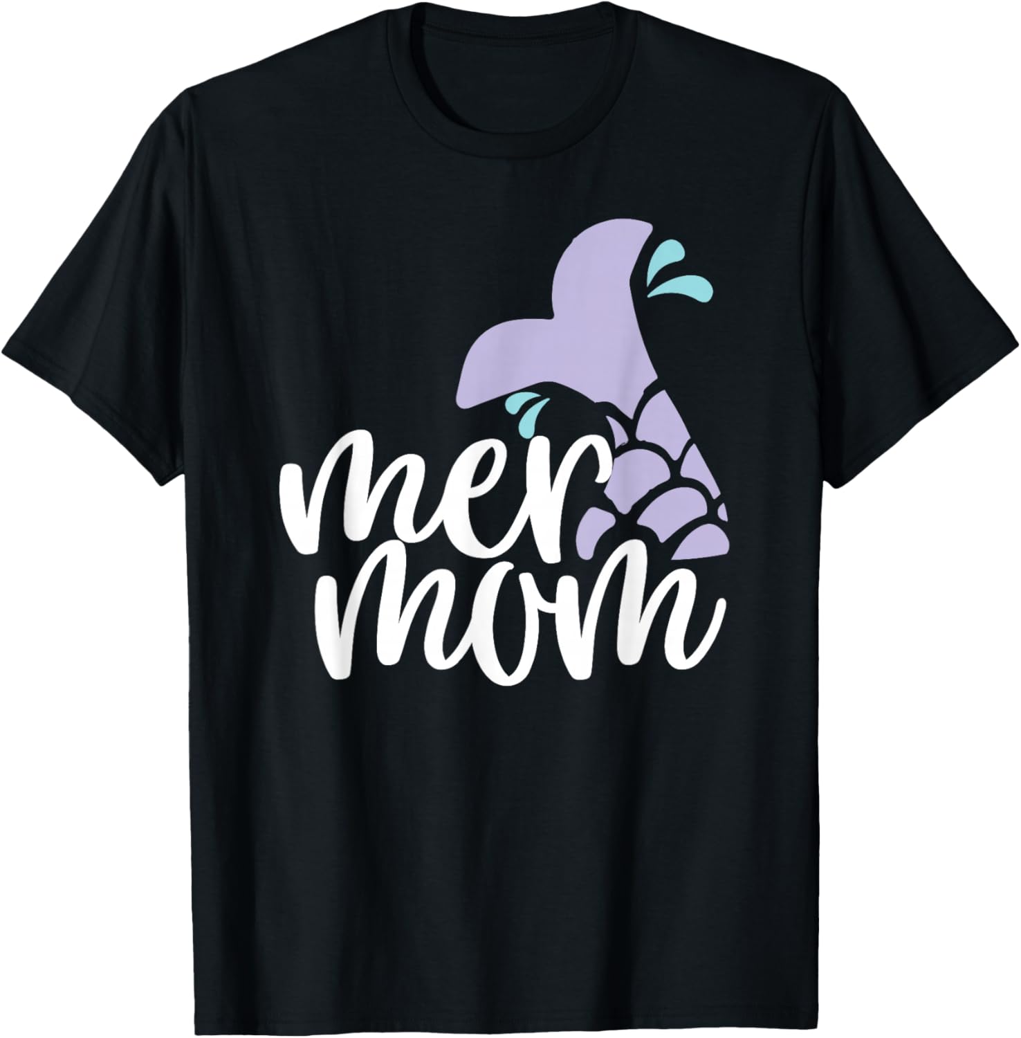 Mermaid Mom T Shirt for Women - Mer Mom T-Shirt S разноцветный