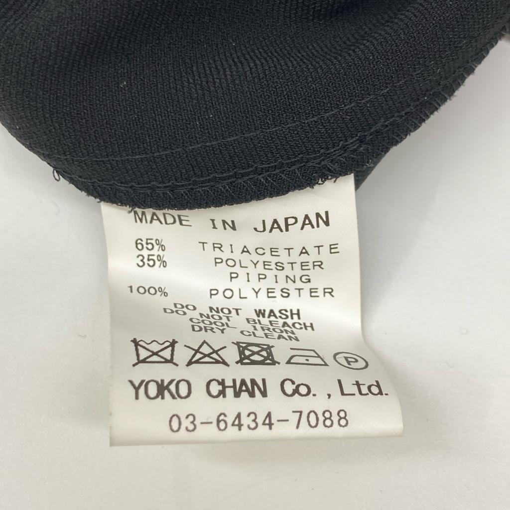 YOKOCHAN 2011 YCD-423-905 Black Crew Neck Back Zip Dress Dress F blackUsed