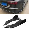 2PCS Rear Bumper Lip Splitter Universal Car Side Fender Fins Body Lip Spoiler Chin Side Skirt Protector Covers Carbon