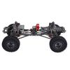 Akozon Aluminum Alloy Carbon Fiber RC Car Frame Kit with 313mm Wheelbase Set for SCX10 Applied Family Tires,