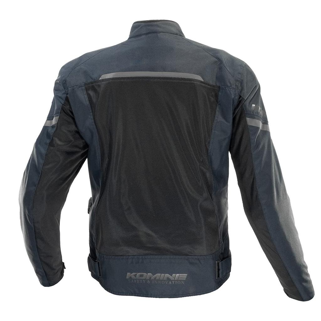 KOMINE JK-1463 Men's Protective Half Mesh Jacket for Motorcycles 07-1463 Navy 2XL
