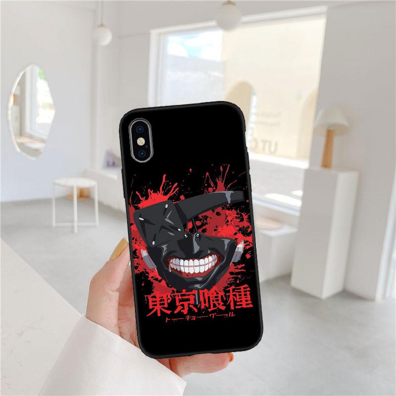 HK73 Tokyo Ghoul Soft Shell Phone Case for iPhone SE X XS XR 16E 17 11 Pro Max 8 7 6 6s Plus Air