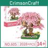 Sakura Tree Children Micro Block Building Kit Toy For Creative Play Gifts And