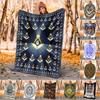 1PC The Square-of Freemasonry Printed Blanket, Al Season Lightweighsonry Blanket Home Office Outdoor Nap Multifuncsonry Blanketional Blanket
