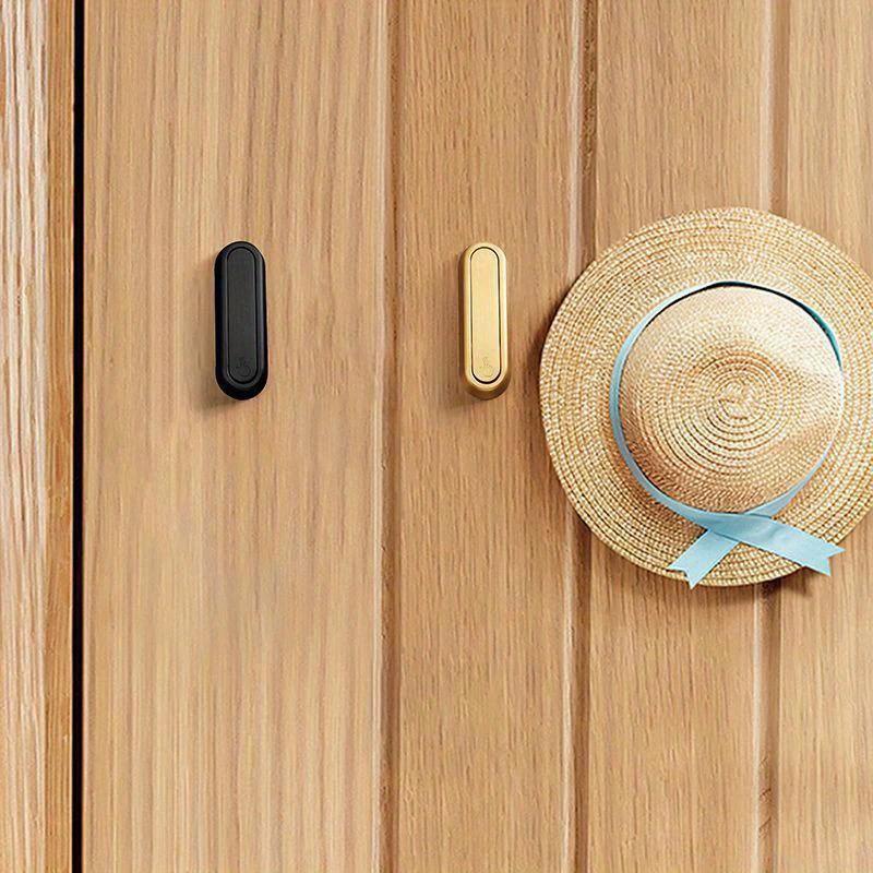 1Pcs Folding Wall Hook Hidden Robe Towel Coat Hook for Home Kitchen Bathroom Matte Black Towel Hanger