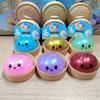 1-12p Push Bubble Colorful Dumpling Squishes Stress With Steamer Cute Anxiety Toy Soft Decompression Dough For Adults Prospector
