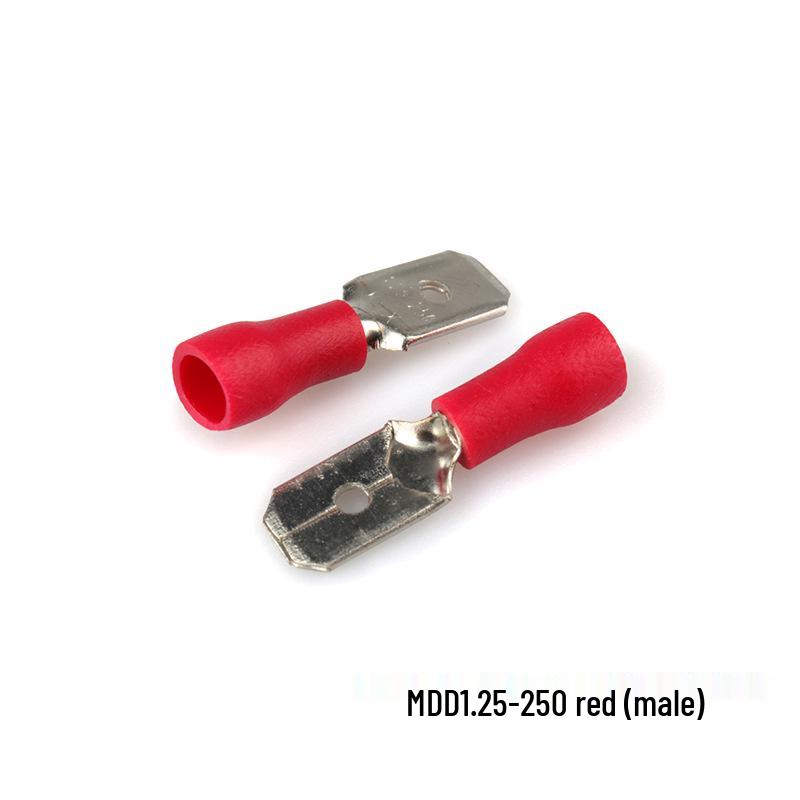 

Cold-Pressed Pre-Insulated Wiring Terminals: Male/Female Plug-In Springs MDD/FDD1.25/2/5-250.