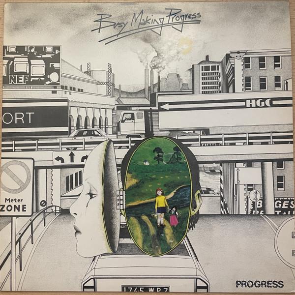 

LP Record PROGRESS Busy Making Progress BBT111 Sudarshan Disc 1978 UK Rock Used