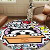 Game Adventure Heroes Round Rug for Livingroom,Bedroom, Palyroom, Chair Rug, Area rug, Circle Carpet, Large Size Fan Christmas gift