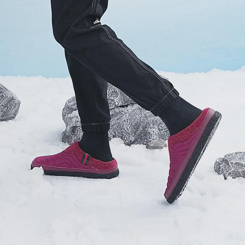 2023 Winter Waterproof High-Top Snow Boots - Warm, Breathable, Plus Velvet, Casual Cotton for Couples