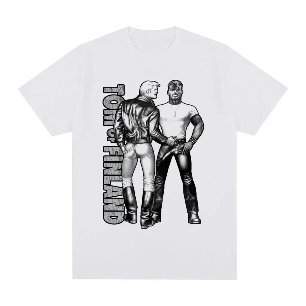 TOM OF FINLAND Vintage LGBT GAY SCHWUL SAILOR MATROSE Cotton Unisex T shirt New Tee Tshirt Womens Tops