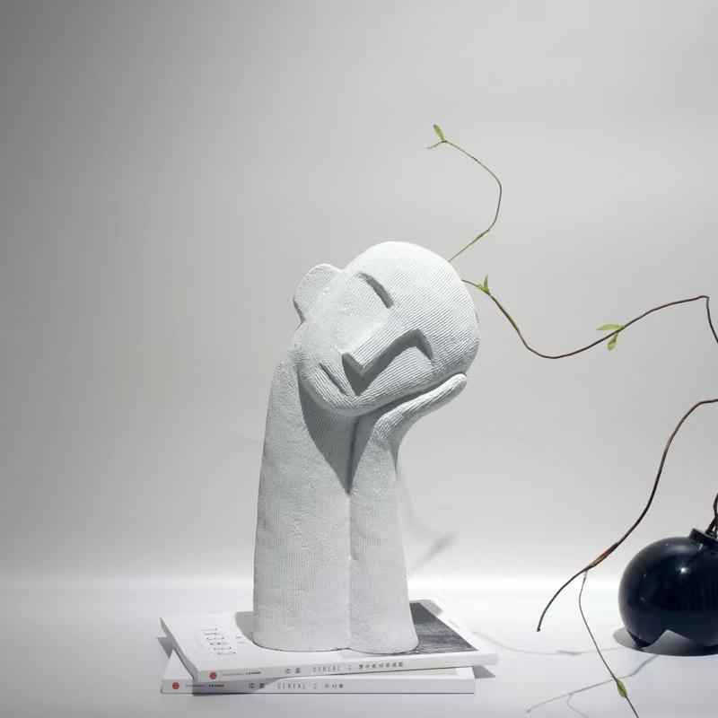 

Contemporary Luxury Designer Portrait Sculpture for Living Room Decor