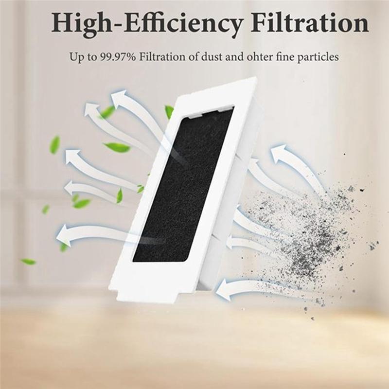 A65T-12 Pcs Filter Forecovacs Debot N30 Omni / N30 Pro Omni Vacuums Essential Vacuum Accessories Long Lasting Spare Accessories