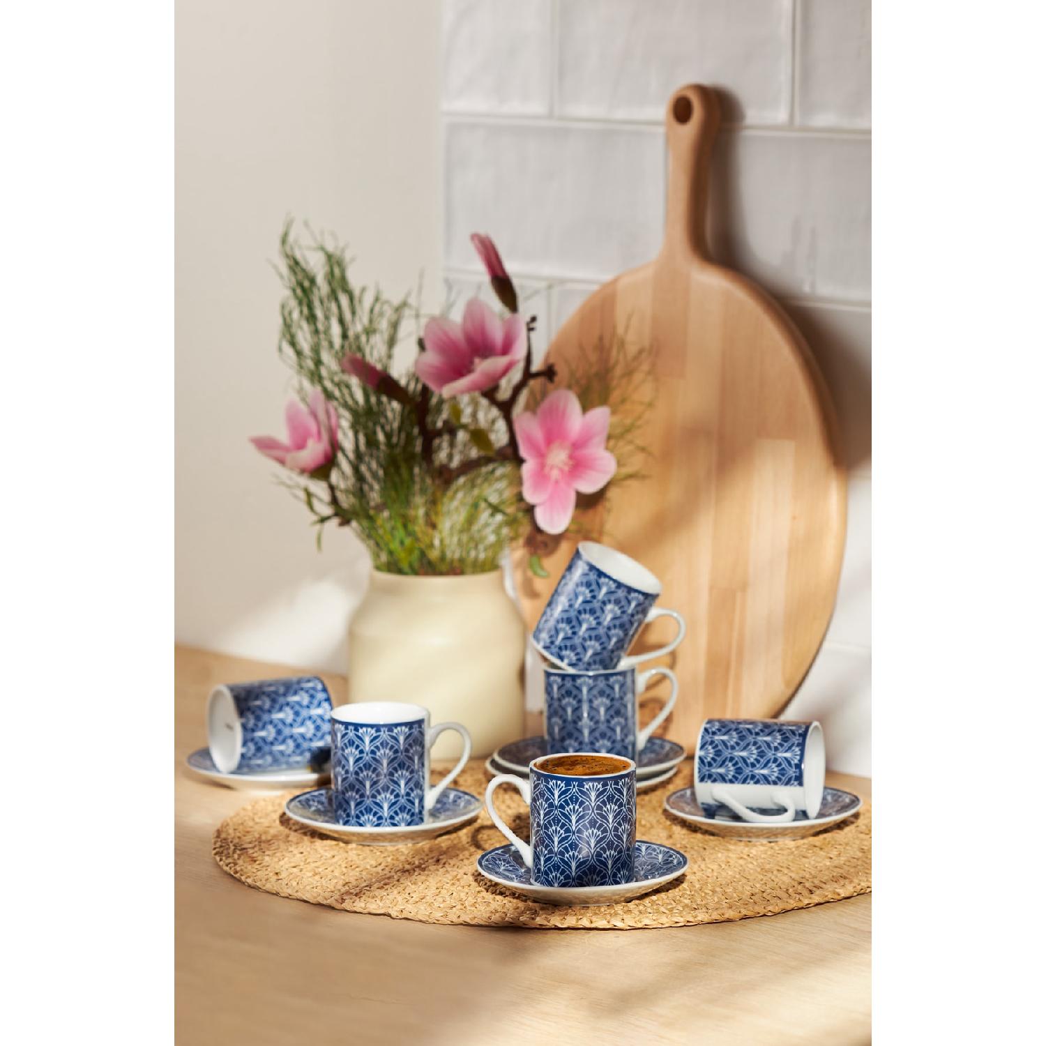 

Набор кофейных чашек Blue Star на 6 персон, 90 мл