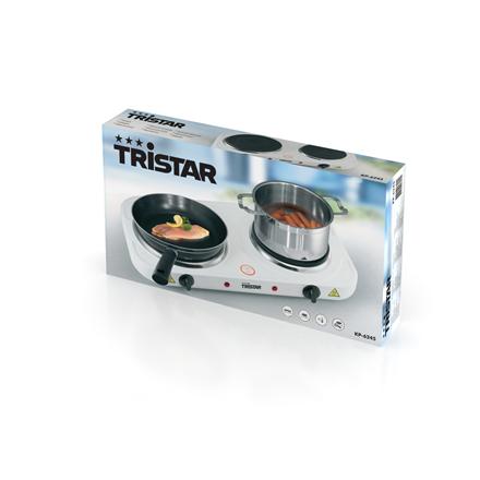 Tristar | Freestanding Tabletop | KP-6245 | Number of Burners/cooking Zones 2 | Swivel | White | Electric