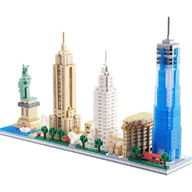 Architecture Skyline Collection San Francisco 3574PCS Micro Mini Blocks Building Set 3D Puzzle Model Kit as Toys Present for Adults and Kids