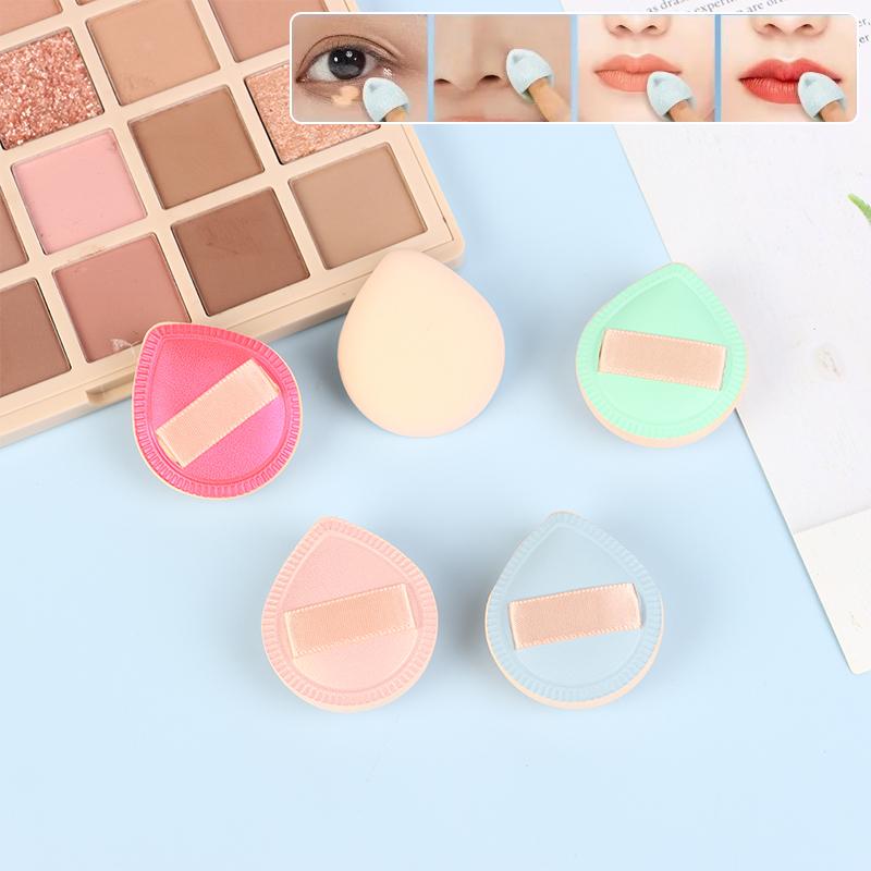 Super Mini Finger Puff Makeup Sponge Face Foundation Powder Concealer Cream Professional Cosmetic Accessories Makeup Tools