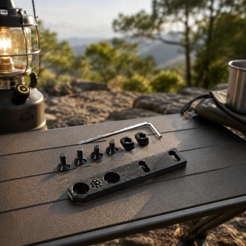 Aluminum Flashlights Mounting Plate for M300 M600, Vertical Configuration with Multiple Openings for Outdoor Equipment Systems