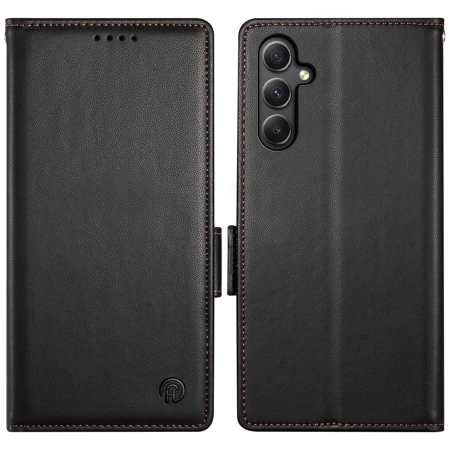 

DF-010 Чехол для Samsung Galaxy A34 5G, кошелек из искусственной кожи, подставка, чехол для телефона Black