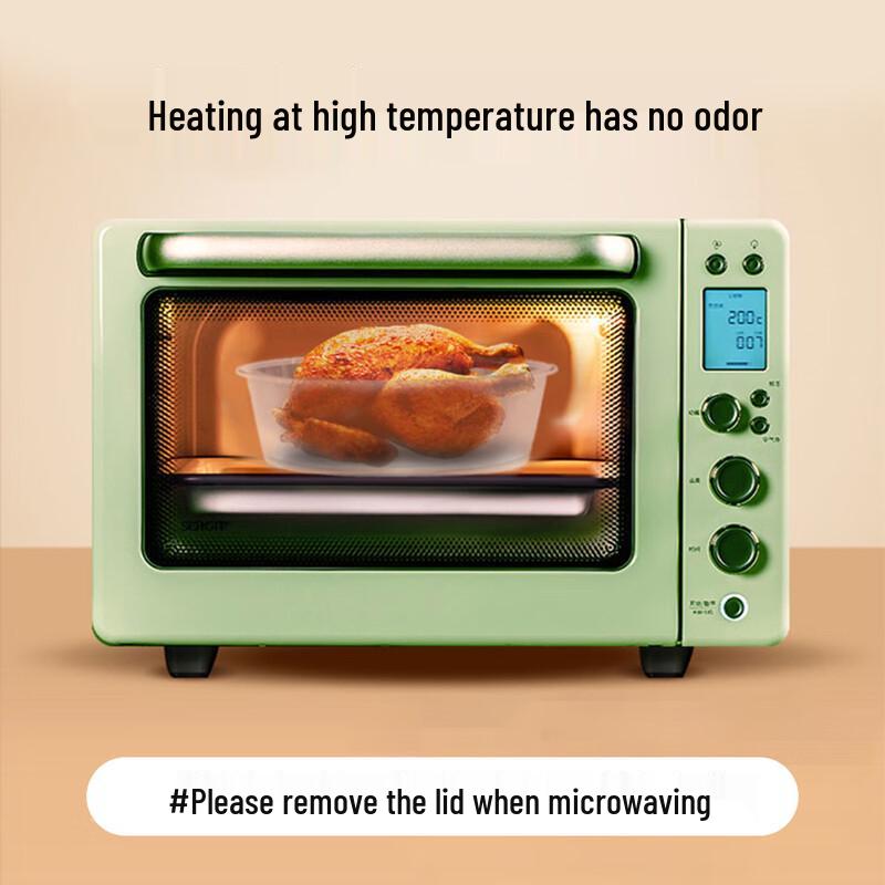 Disposable Black Square Meal Prep Boxes with Lids