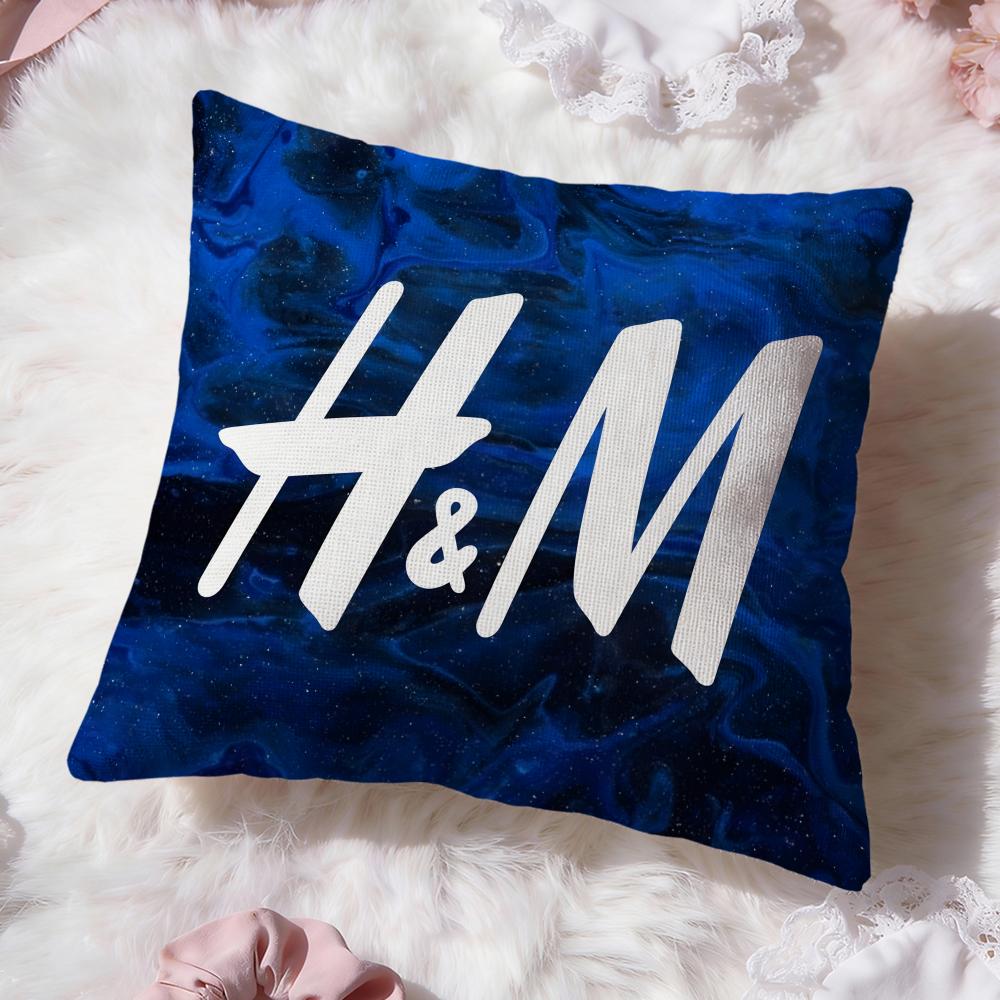 Brand H-H&MS Cushion Cover Premium Comfort Reversible Pillow Cove -Two in One Design for Any Room & Car Interior