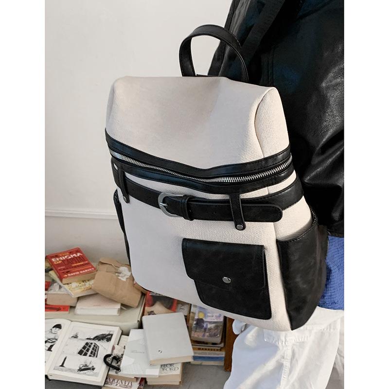 Повседневная женская сумка большой вместимости 2025 новая ретро джинсовый рюкзак простой студенческий школьный рюкзак