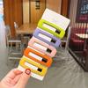 Simple Temperament Square Hairpin Children'S Side Clip Bb Clip Macaron Bangs Clip Broken Hairpin Back Head Hairpin