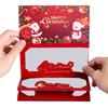Christmas Cash Gift Card Holder with Envelope 6 Slots Money Holder For Holiday Money Storage And Festival Gift Exchanges