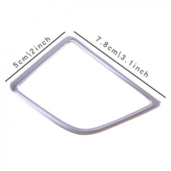 2pcs ABS Chrome Steering Wheel Cover Trim For Hyundai Tucson 2015 2016 2017 2018