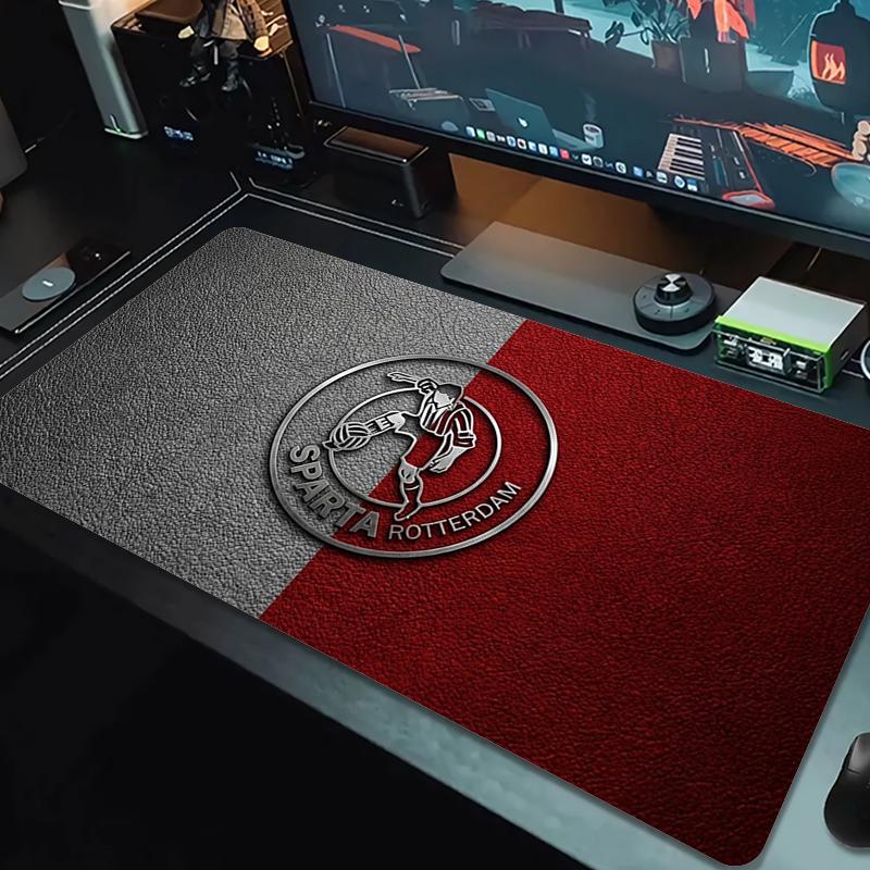 Sparta Rotterdam Mouse Pad Large Gaming Table Cushion Nonslip Laptop Tablet Big Mousepad Xxl Mat Mini Pc Playmat With Lock Edge