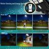 Solar Telescopic Pole Outdoor Waterproof Courtyard & Wall Lamp with Smart Remote Control
