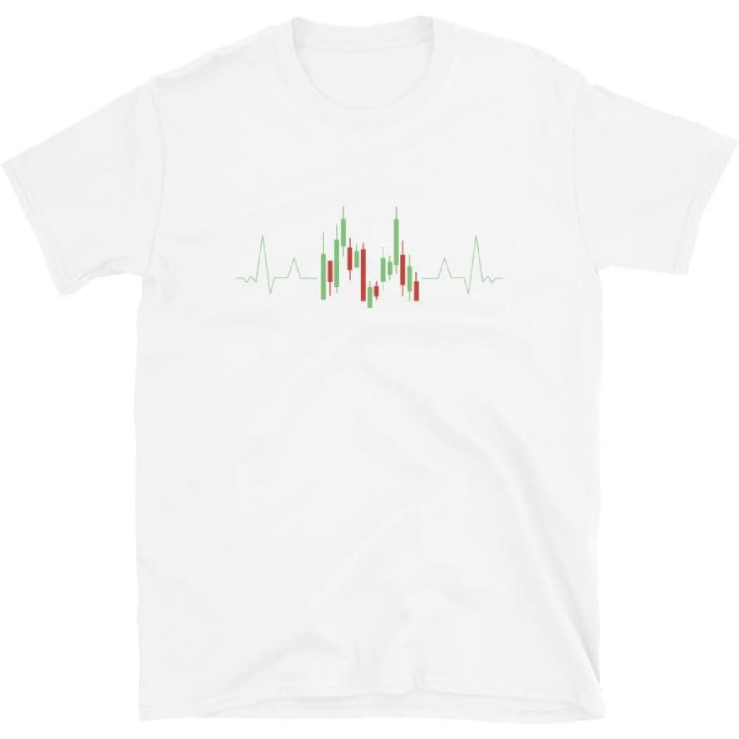 Stock Investor Heartbeat - Stocks Gift for Stock Traders T-Shirt XXXXXL белый