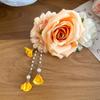 Tassel Butterfly Orchid Hairpin Rose Flower Hanfu Hair Accessories Flower Hair Clip  Party