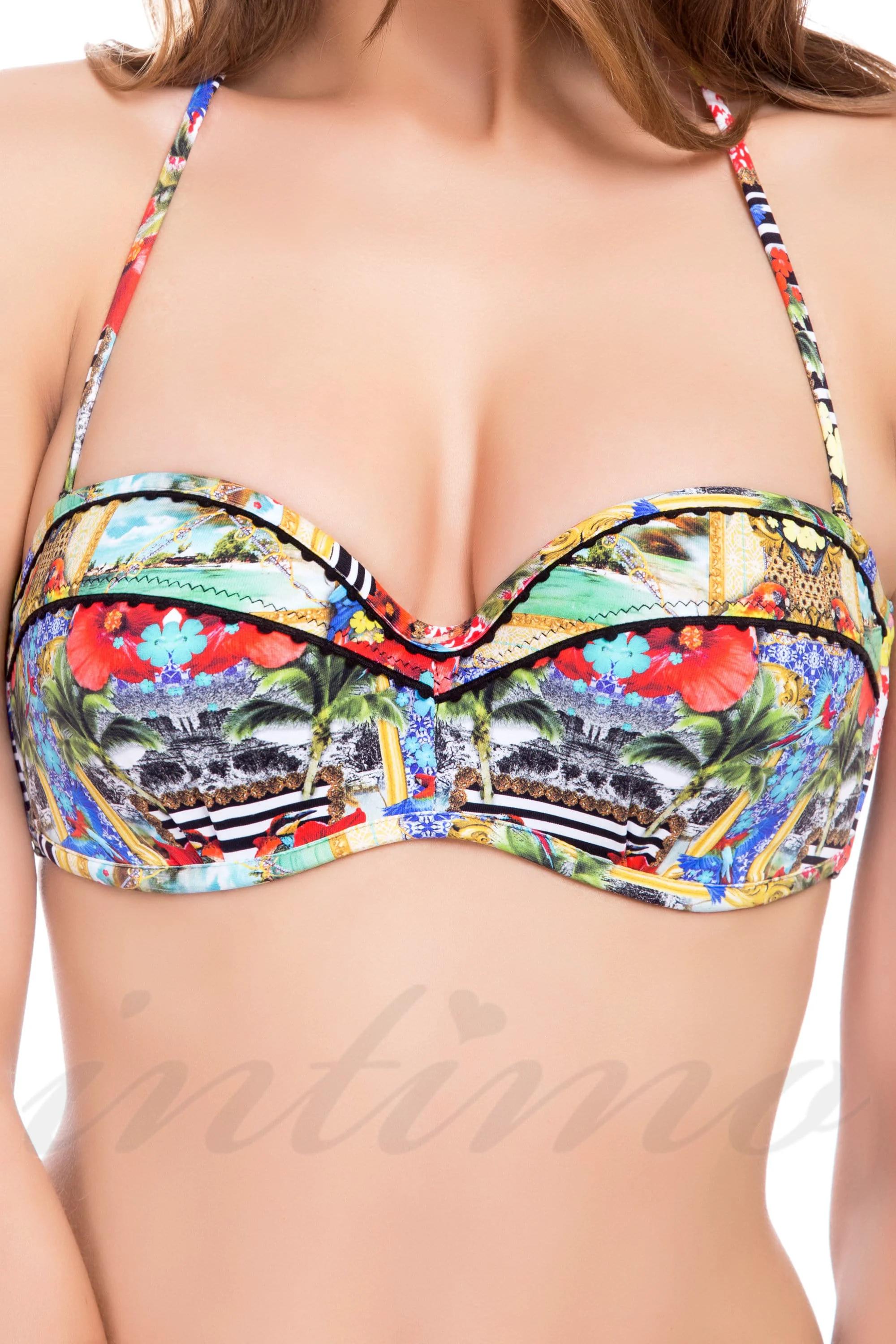 

Купальник Push Up, плавки сліп Lida (46883) 42D/S різнокольорові кольору