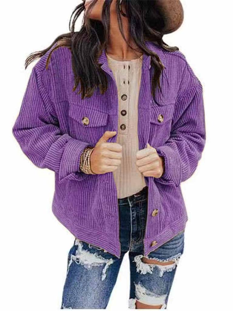 Autumn New Arrivals Women's Clothing Pure Color Down Jacket Top Cardigan Loose Heart Wool Coat