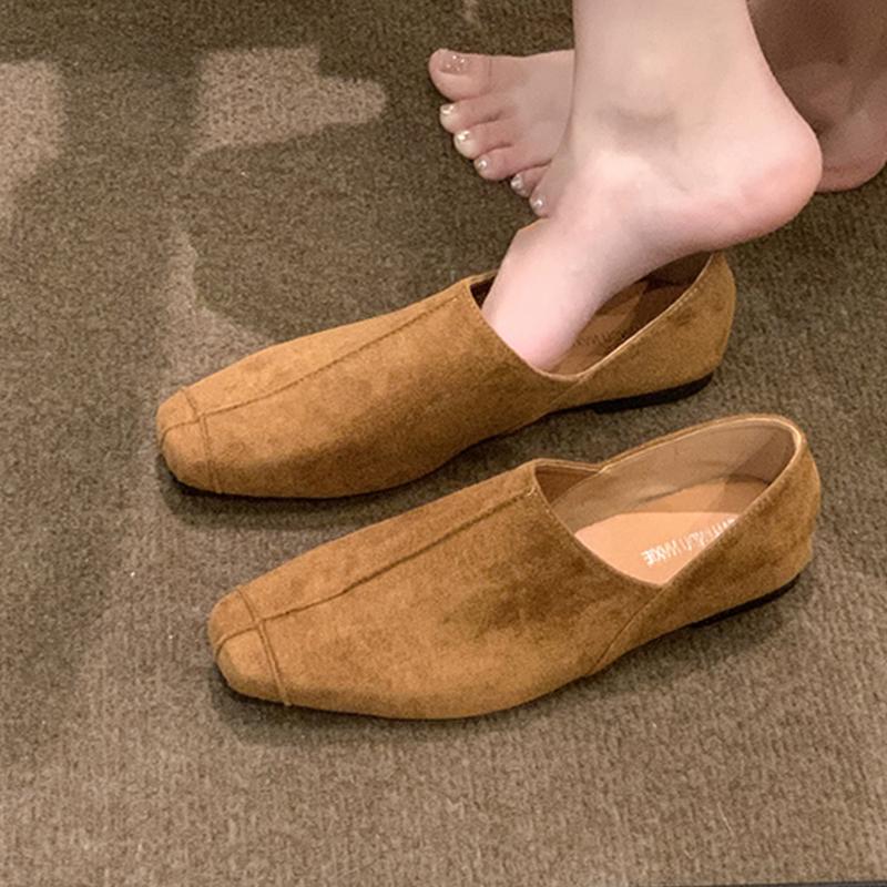 Fashion Flats Loafers Shoes Women Fashion Shallow Sandals Elegant Autumn Designer Woman 2025 New Dress Cozy Casual Sport Chaussure Femme