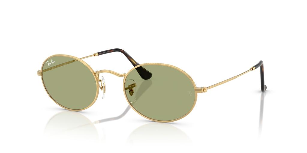 Sunglasses 0RB3547 OVAL ARISTA BOTTLE GREEN Polarized [Ray-Ban] 001/4E51