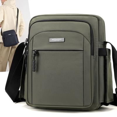 Borsa a tracolla multifunzionale da uomo, borsa Oxford