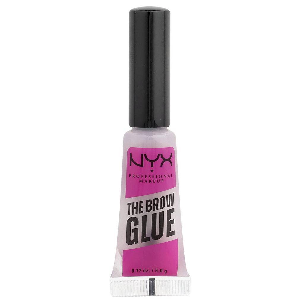NYX PROFESSIONAL MAKEUP Brow Glue, Instant Brow Styler, 01 Transparent/Clear, 5g (0.17oz)