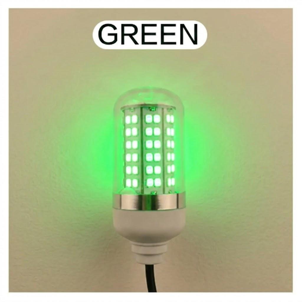 12V 15W LED Fishing Light with 108 LEDs Waterproof Bait Fish Collector Light for Raft Fishing and Plumbing Use
