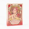 Romantic Lenormand Oracle Cards 37Pcs Deck English Vision Art Nouveau Floral Motifs for Party Board Playing Games