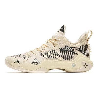Crazy Tide 4 Pro Stoßdämpfung Rutschfest Langlebig Low Top Basketballschuhe Herren Sneaker Beige Fossil 112241111-2