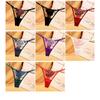 Japanese Embroidered Flower Spice Girls Thong Breathable Mesh Sexy Hot Low Waist Adjustable Belt Ladies Large Size Panties