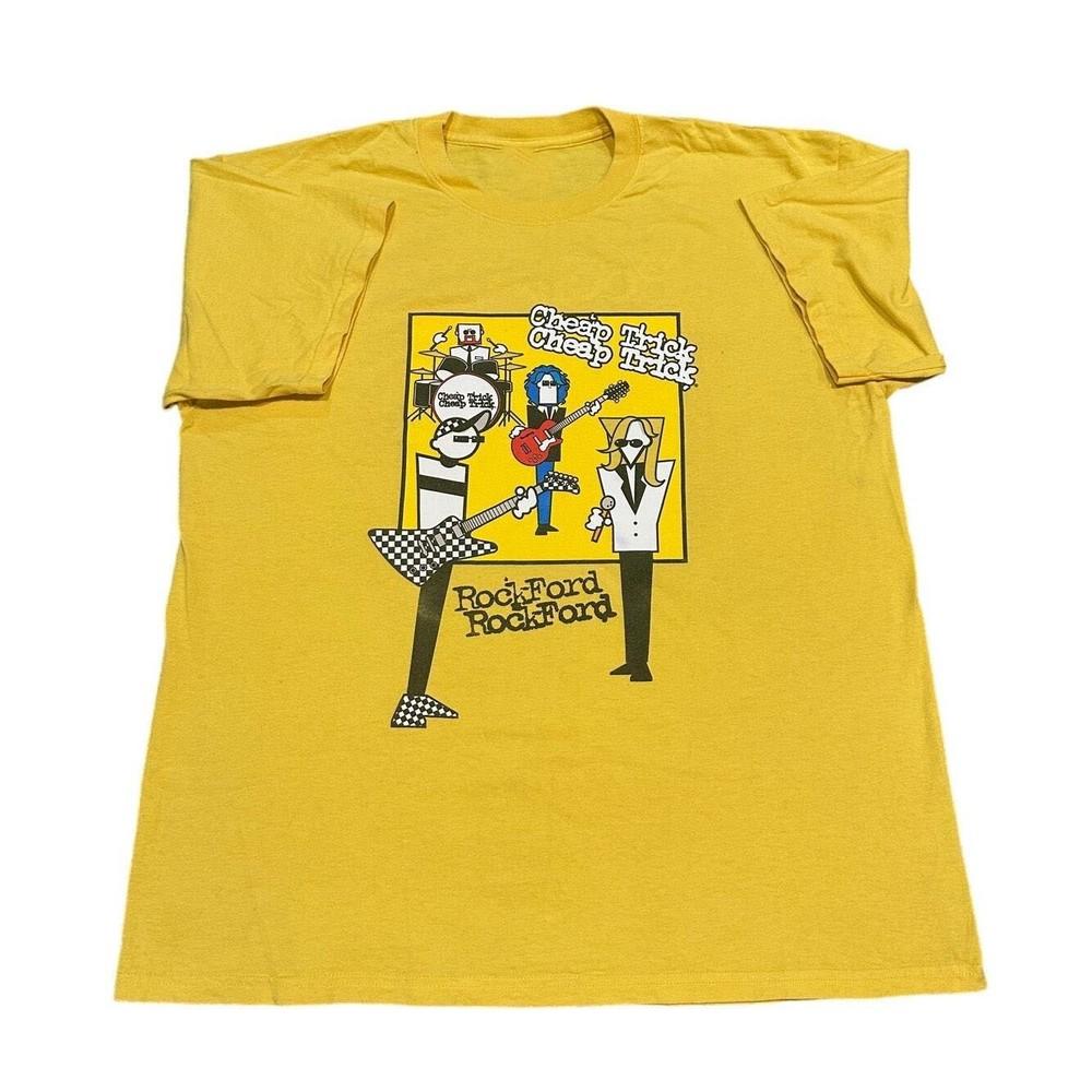 Vintage Cheap Trick Welcome to Rockford Gift For Fans Unisex S-5XL Shirt CA110 Unisex T-Shirt XXXXL