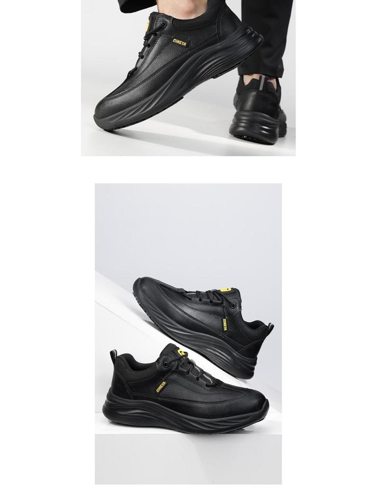 Herren Professionelle Rutschfeste Wasserdichte Kochschuhe: Öl- und fleckenresistentes Küchen-Sicherheitsschuhwerk