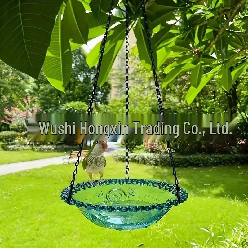 Dövme Demir Kuş Yemliği ve Kuş Banyosu Standı - Çok Fonksiyonlu Dış Mekan Bahçe Dekorasyonu.