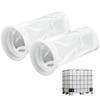 2 Stück IBC Abdeckfilter IBC Kappen Filtergewebe IBC Nylonfilter für Tonnenabdeckung, Tonnenbehälter Filtergewebe Tote Fass Entlüftungsfilter