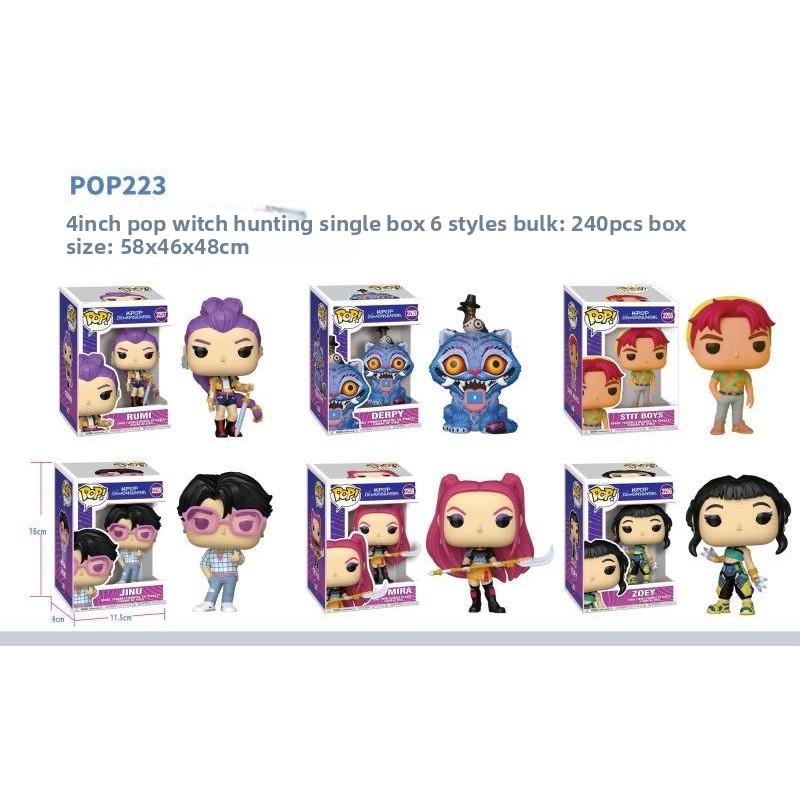 K-Pop New Demon Hunter Girl Group Men's Group Figure Model Blind Box Tide Play Doll Ornament